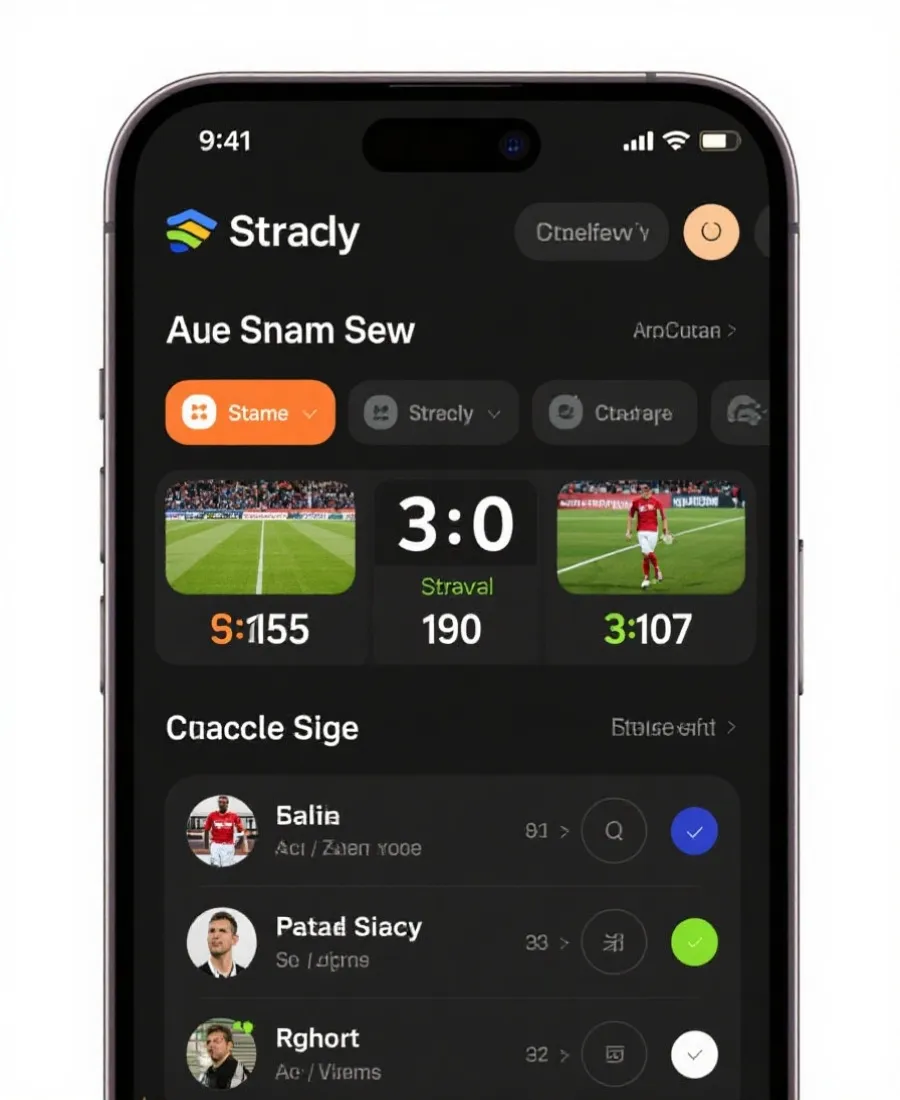 赛事直播与赛程界面展示