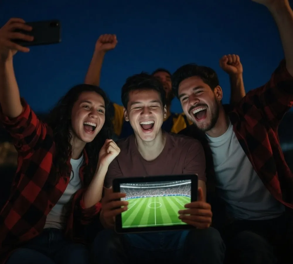 移动端观赛场景示意